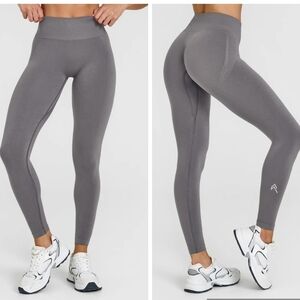 Oner Active effortless leggings ash gray high rise butt scrunch size medium
